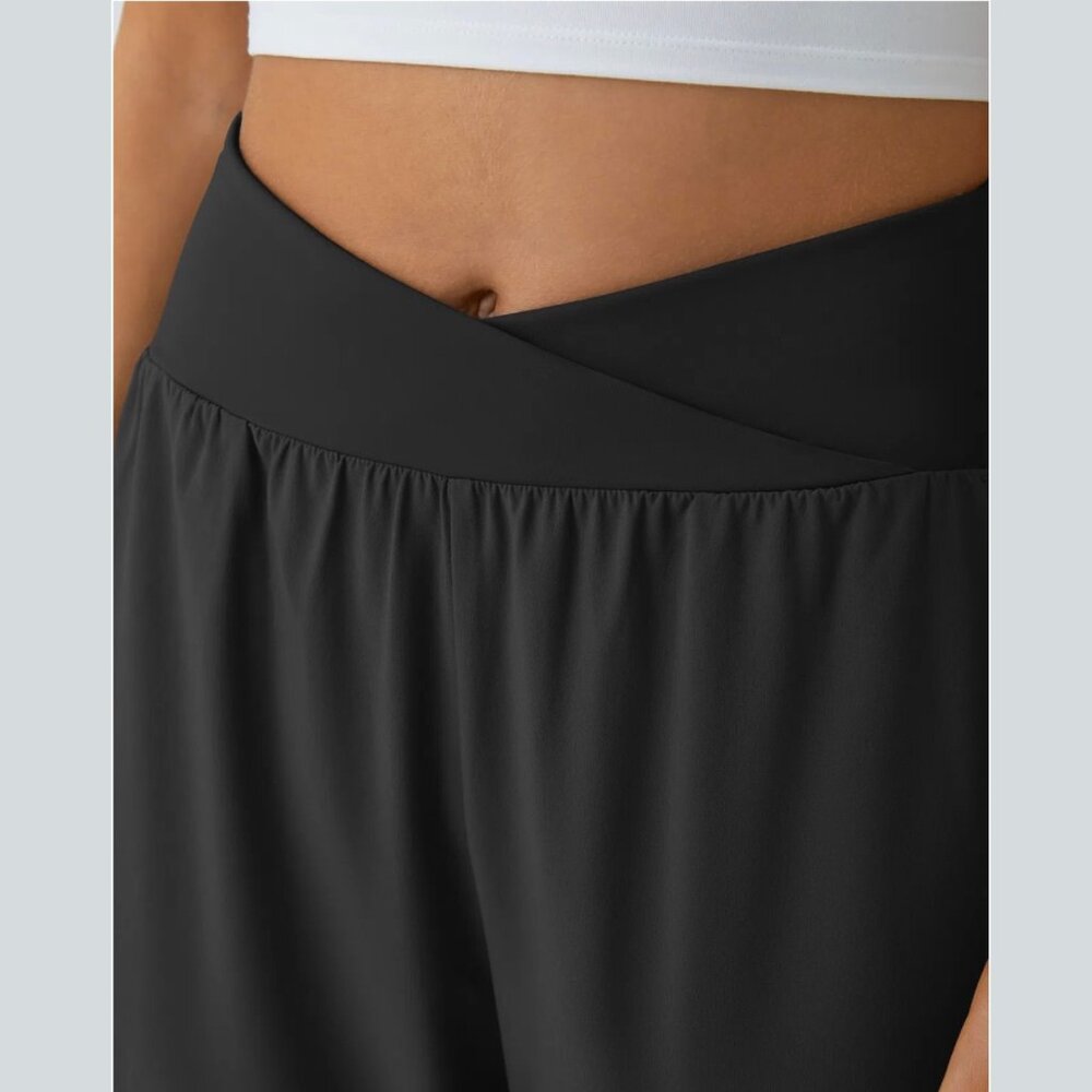 NWT Halara Breezeful High Waisted Crossover Quick Dry Resort Pants with Pockets - Picture 15 of 15